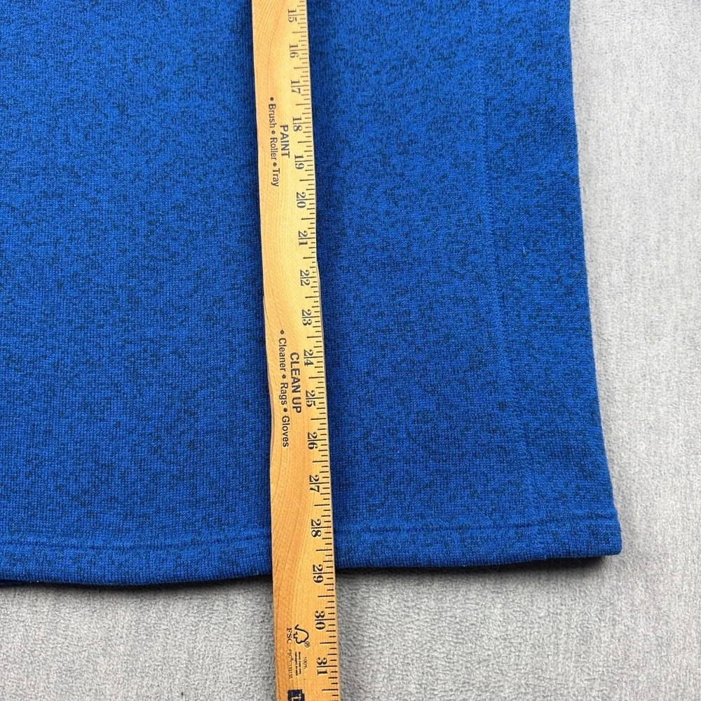 The North Face Sweater‎ Mens XL Blue  1/4 Zip Fleece Pullover Mock Neck Casual